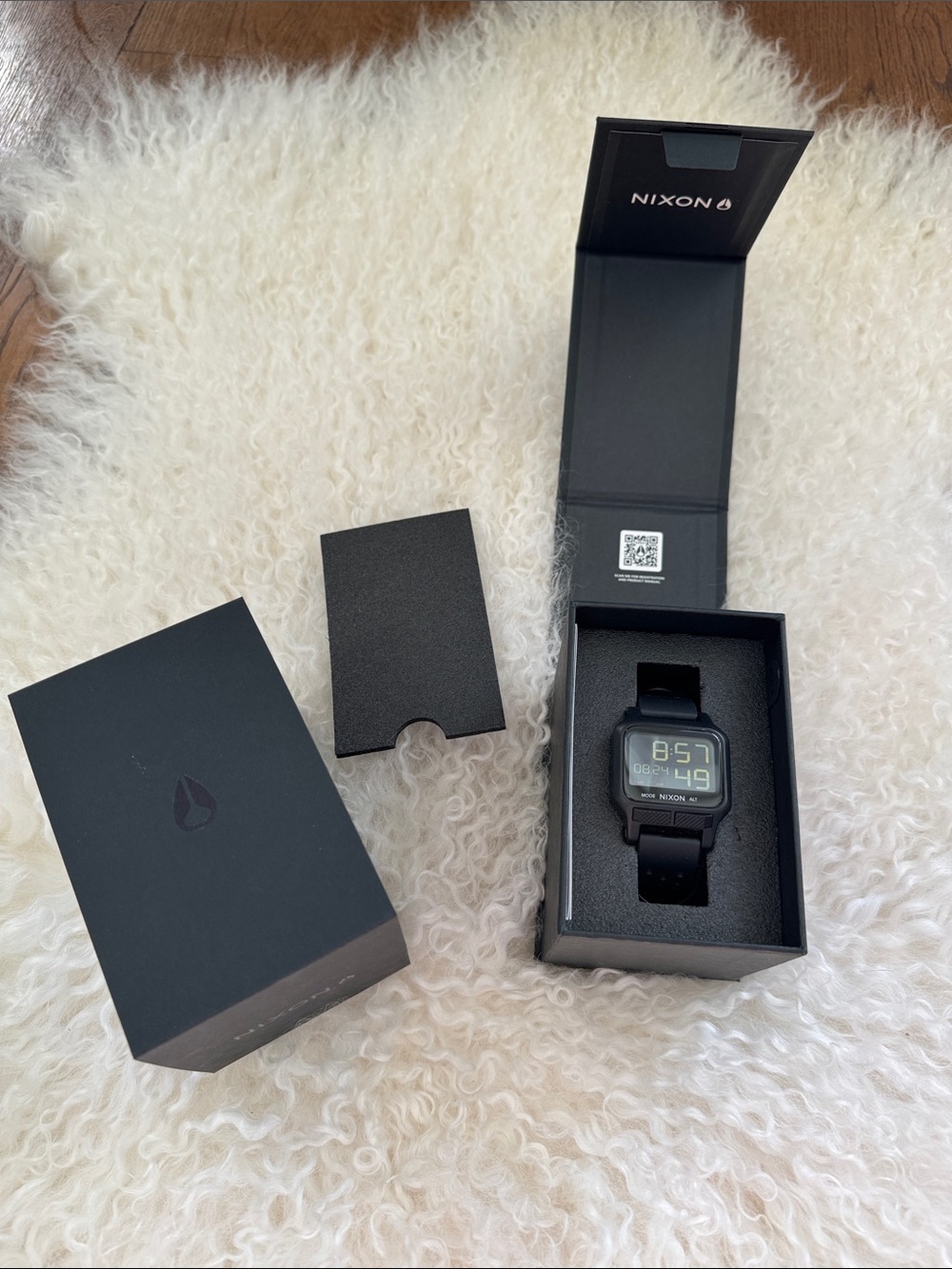 Nixon Black Digital Men's Watch with Black Strap